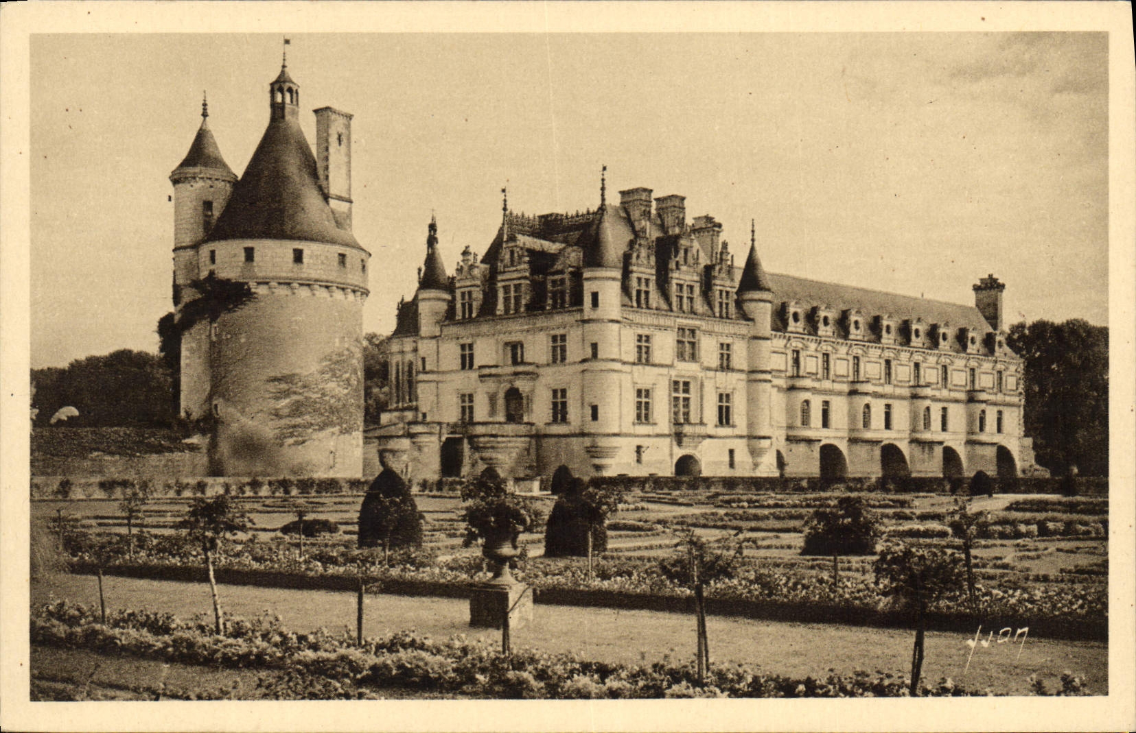 CPA Chateau de Chenonceaux Le Chateau Facade Nord Ouest