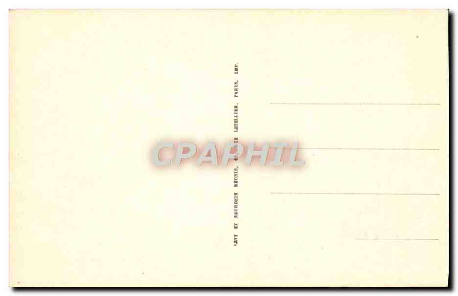 CPA Rigny Usse Le Chateau — Rückseite