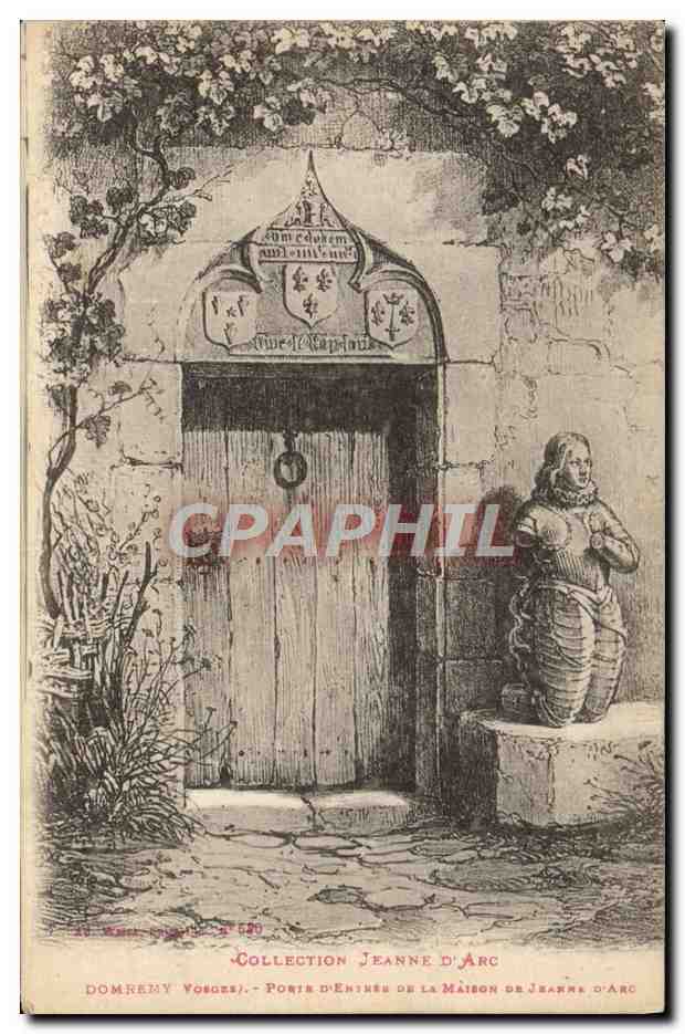 CPA Domremy Porte d'entree de la maison de Jeanne d'Arc 