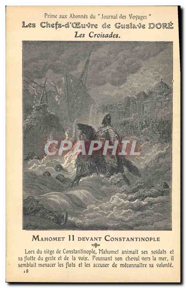 Mahomet II devant Constantinople — Chef-d'œuvre de Gustave Doré pour le Journal des Voyages — n°18