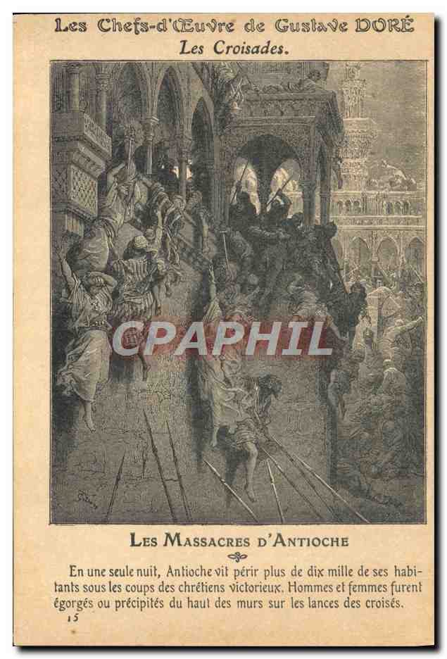 Les Massacres d'Antioche — Les Croisades — Gustave DORÉ — Série 15