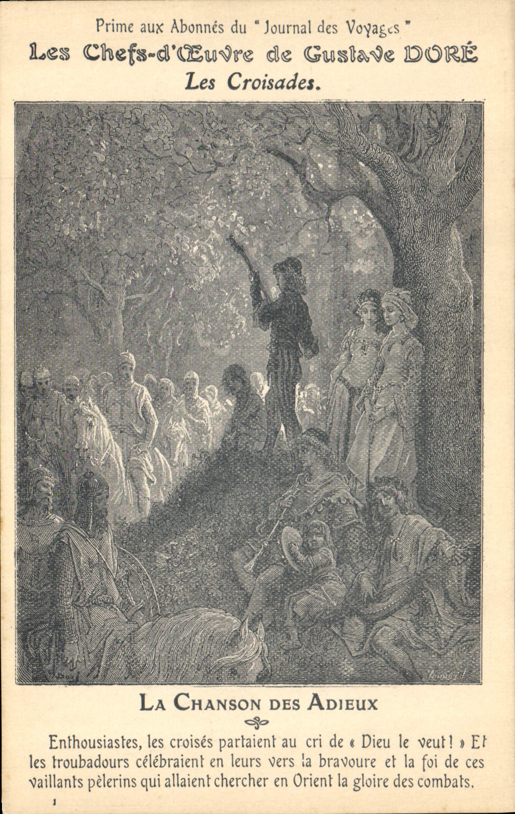 Les Chefs-d'Œuvre de Gustave DORÉ — Les Croisades — Prime aux Abonnés du Journal des Voyages