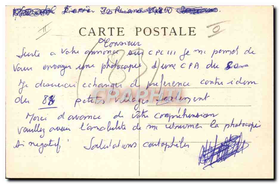 CPA Centenaire de Raynouard Auteur de la tragedie des Templiers  — Rückseite