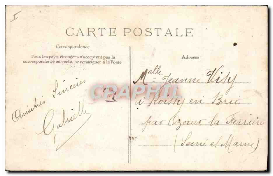 CPA Laon Jardin du musee Chapelle des templiers  — Verso