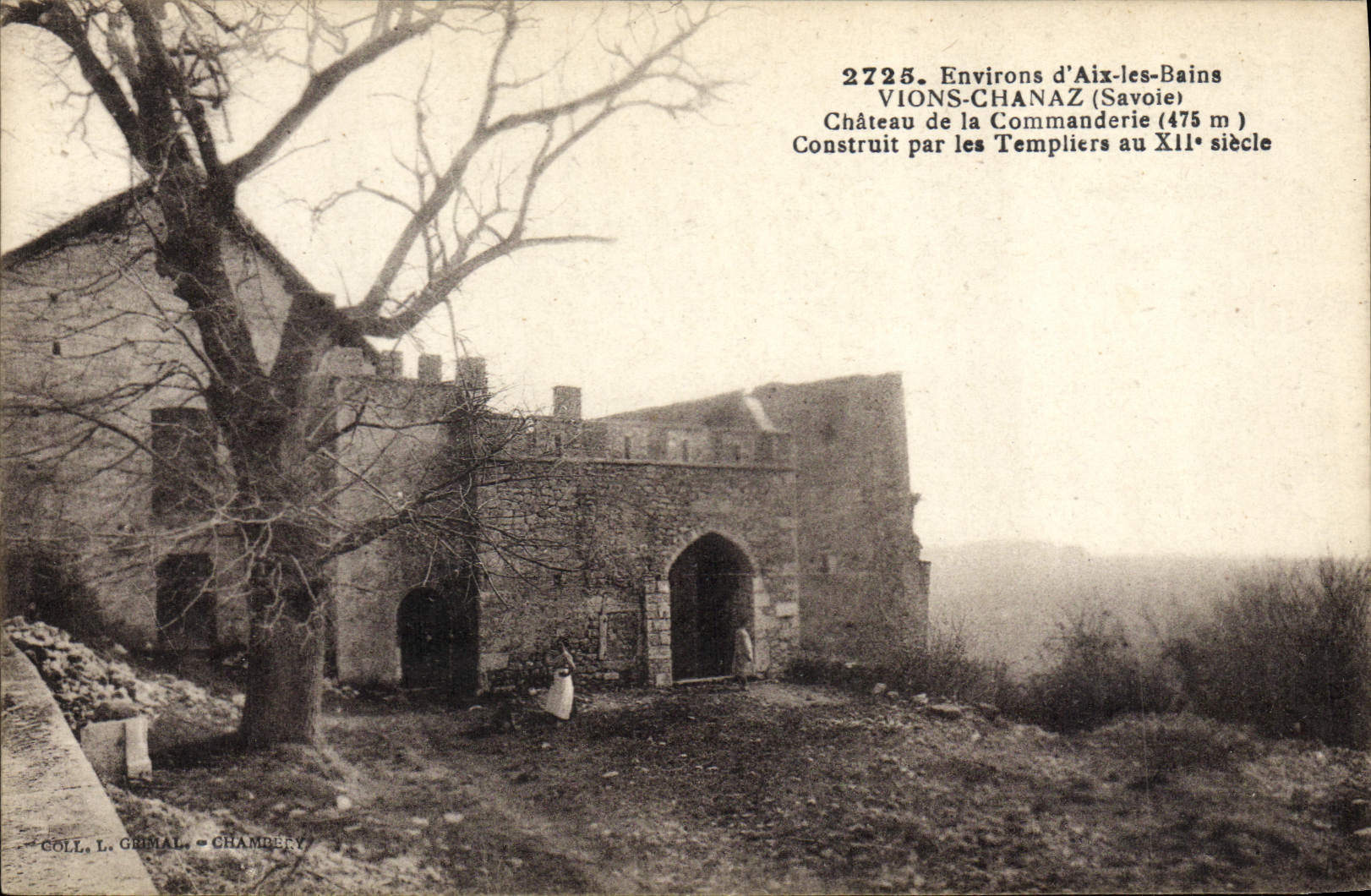 CPA Environs d'Aix les Bains Vions Chanaz Chateau de la commanderie Templiers