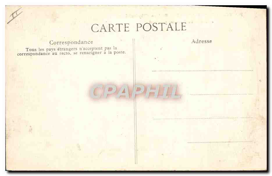 CPA Polyclinique Pasteur Pavillon d'Hydrotherapie et entree du batiment principal — Rückseite