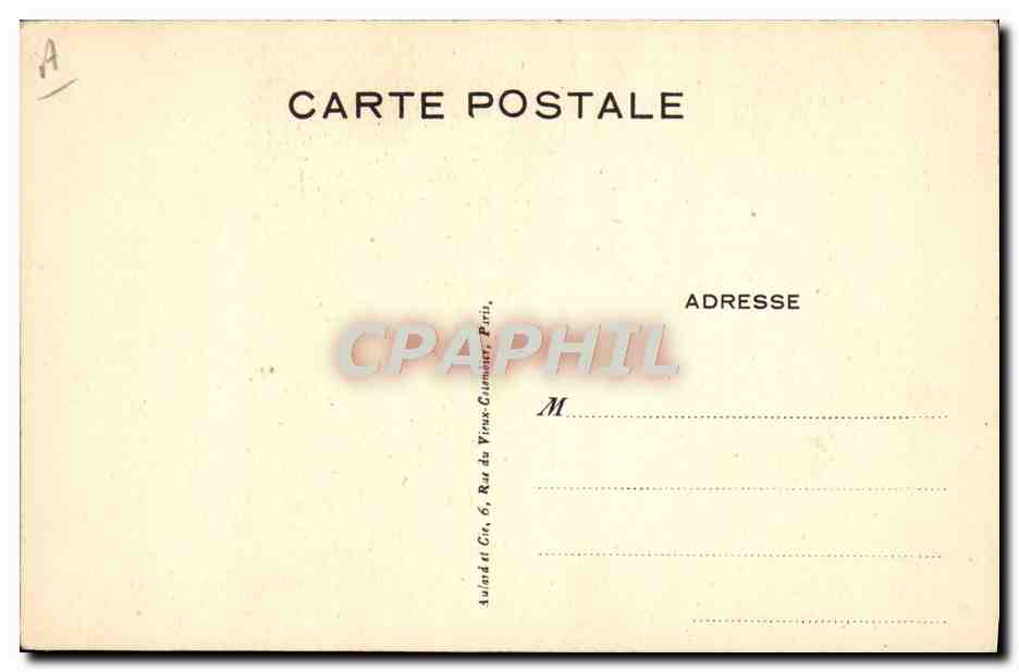 L. PASTEUR — Portrait — Photo M. P. Nadar — Back