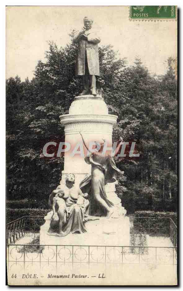 CPA Dole Monument Pasteur