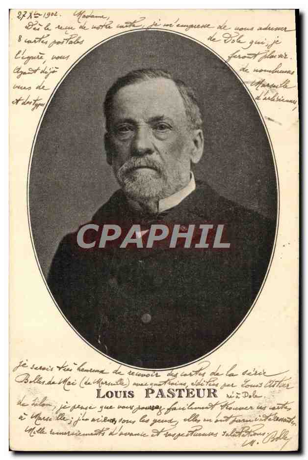 Louis Pasteur — portrait — éditeur inconnu, n° de série non visible