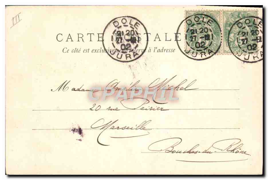 Louis Pasteur — portrait — éditeur inconnu, n° de série non visible — Back