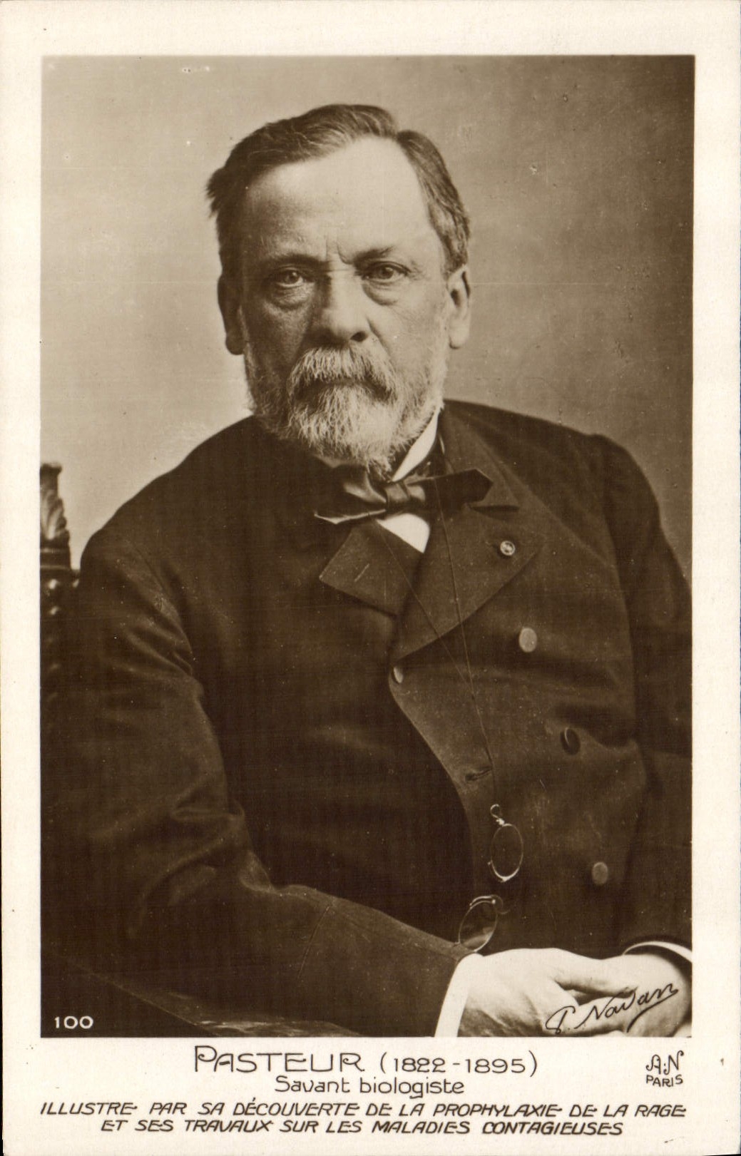 Pasteur (1822-1895) — Savant biologiste — J.A.N. Paris, n°100