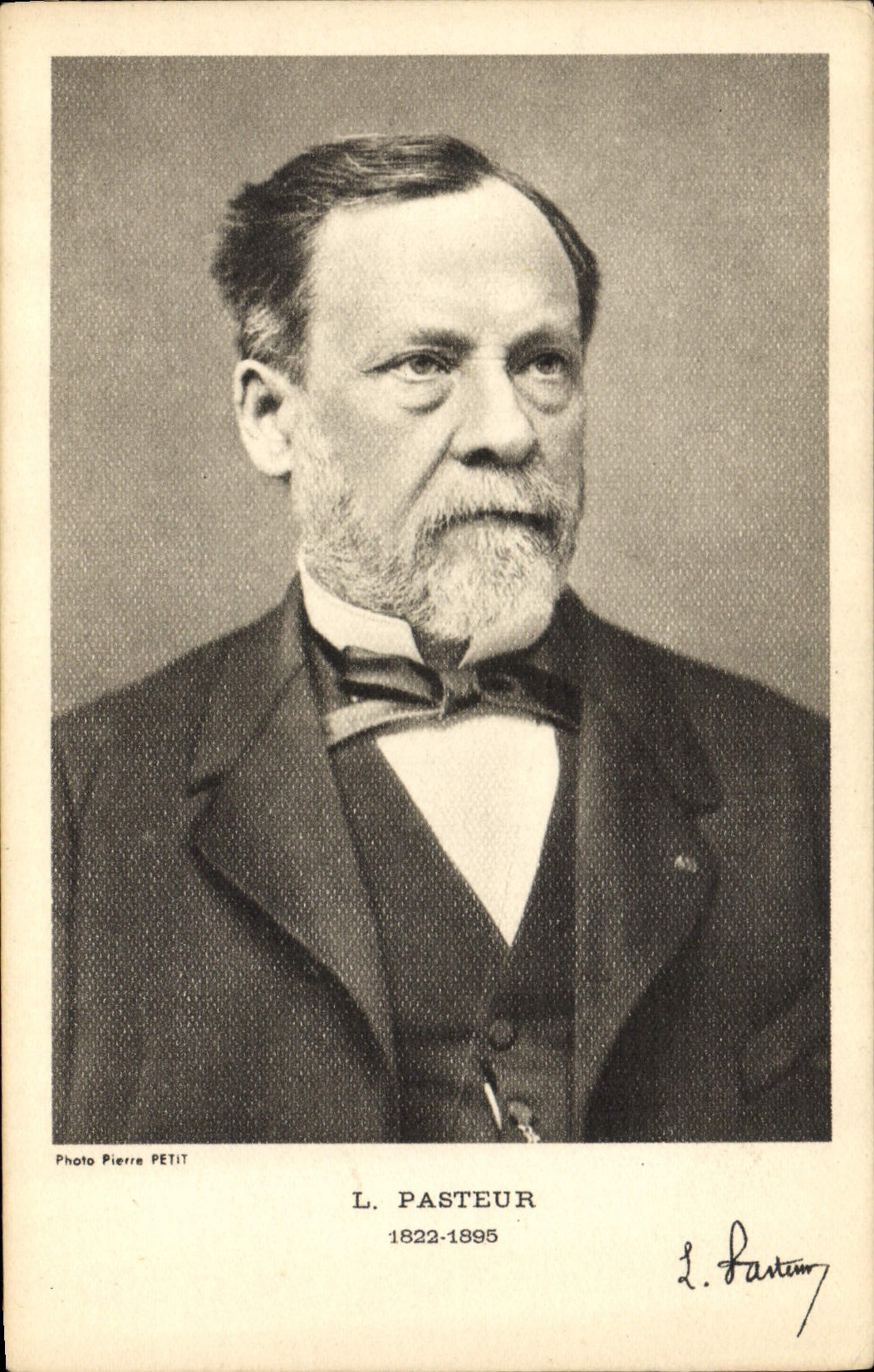L. Pasteur — portrait — Photo Pierre PETIT