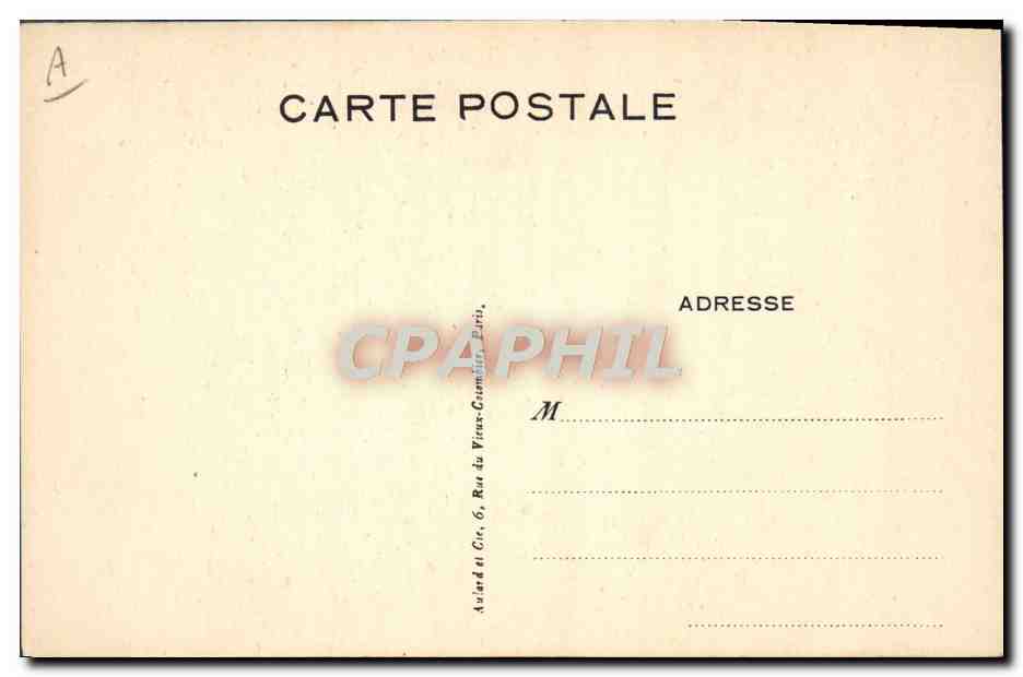 L. PASTEUR — Portrait — Photo M. P. Nadar — Back