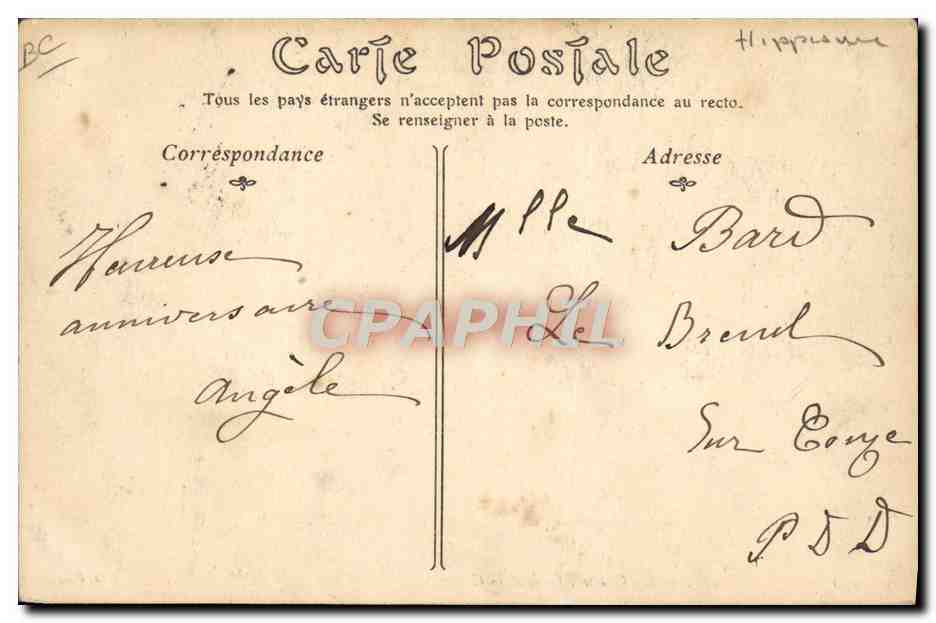 Vichy — Les Courses, pendant la Course — ND Phot, n°290 — Verso
