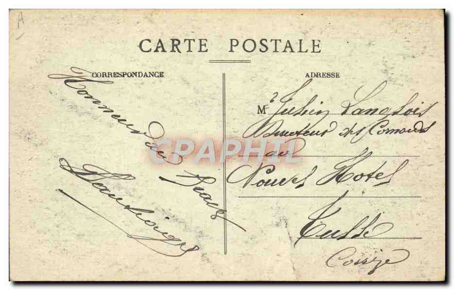 CPA Cheval Equitation Hippisme Vichy Le Champ de courses vue sur la pelouse — Verso
