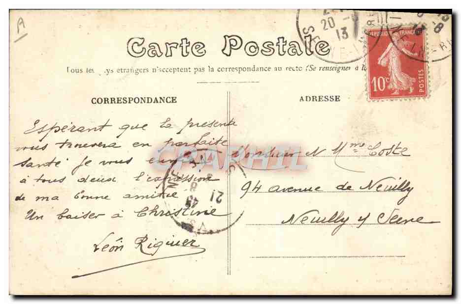 Dieppe — Le Champ de Courses — A. Fett-mbos éditeur Dieppe — Verso