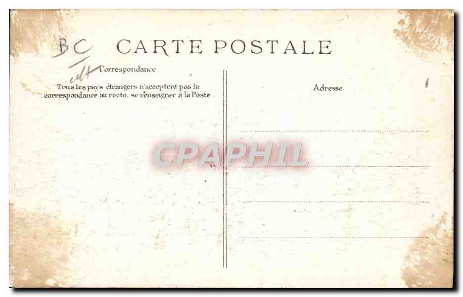 Crue de la Seine — Le Champ de Courses de Colombes — Éditeur E.P.D. — Verso