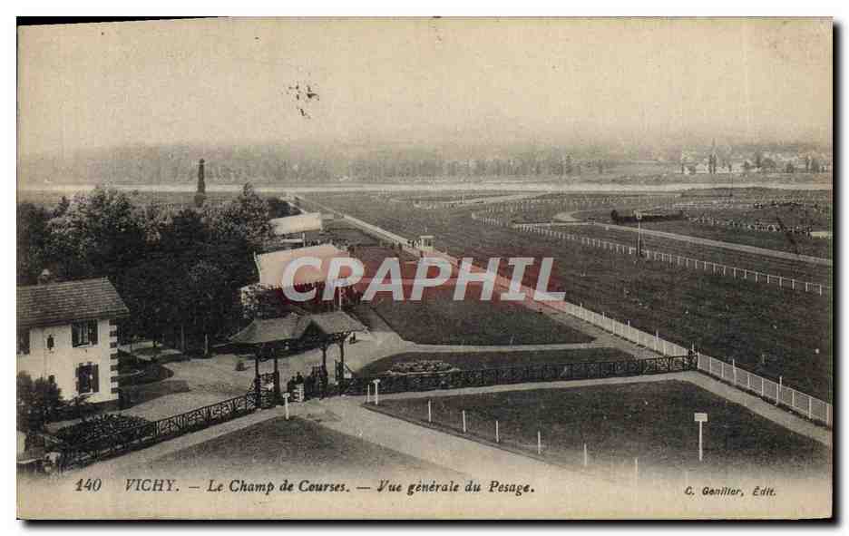 Vichy — Le Champ de Courses — Vue générale du Pesage — G. Ganillier, Edit.