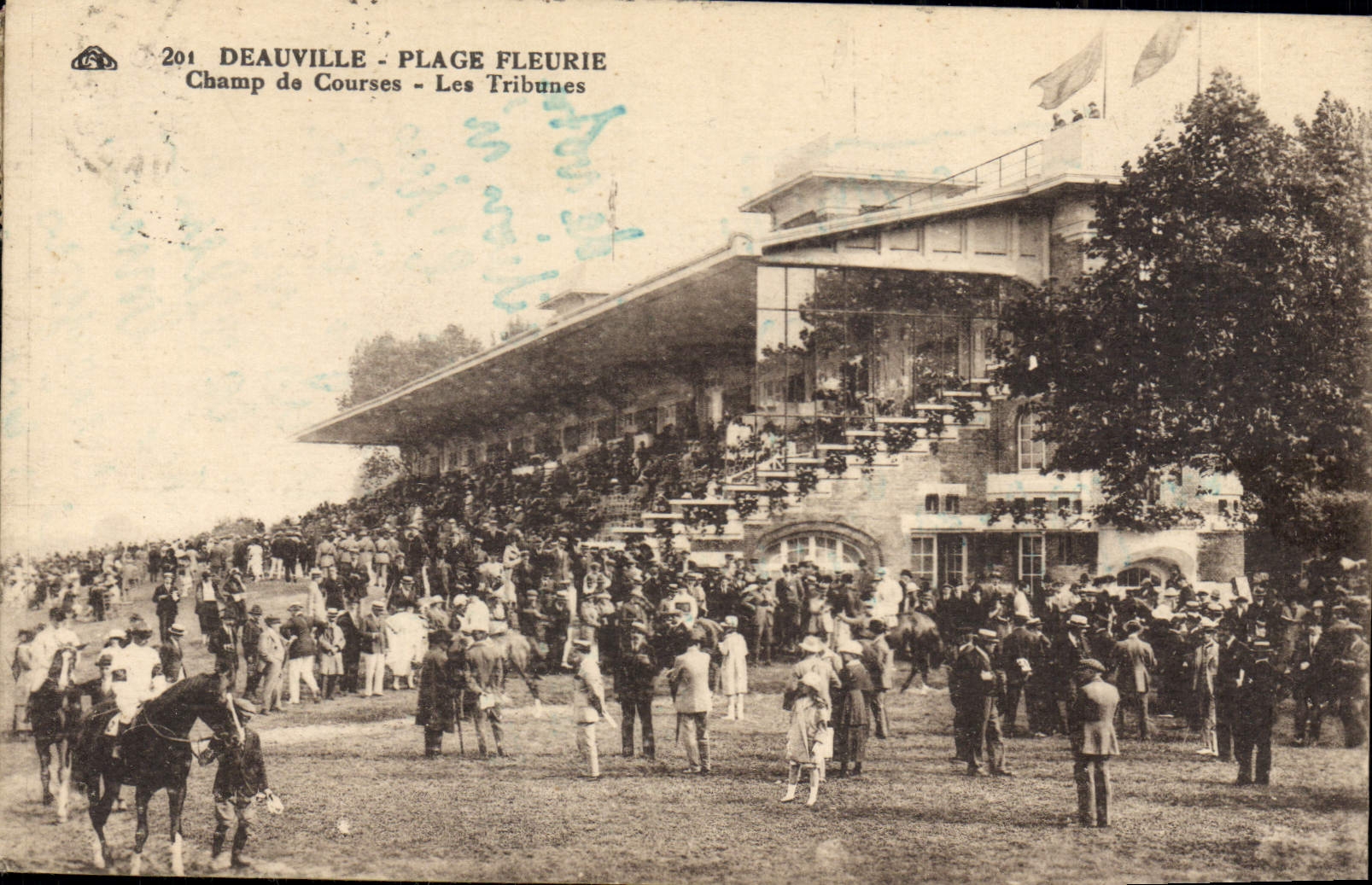 Deauville - Plage Fleurie - Champ de Courses - Les Tribunes