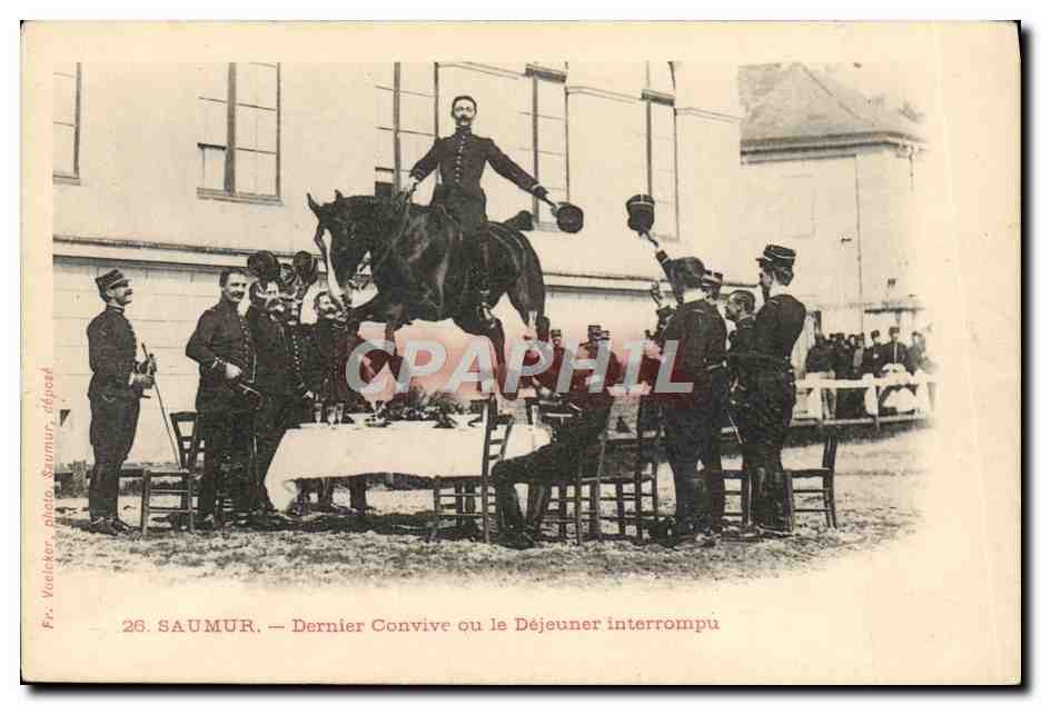 Saumur — Último Convivio donde el Almuerzo interrumpido — Fr. Woleker, foto, Saumur depositado