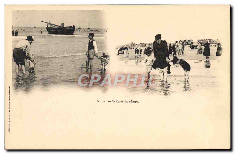 CPA Maillots de bains Femme Scenes de plage 