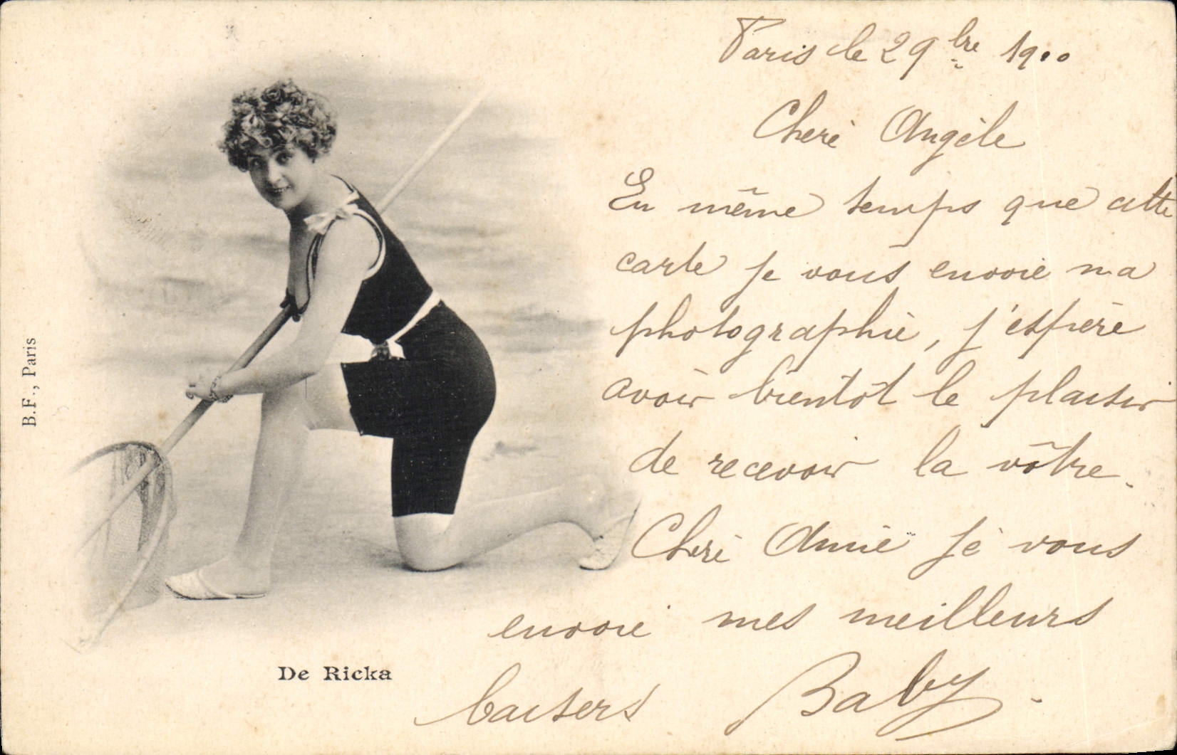 CPA Maillots de bains Femme De Ricka
