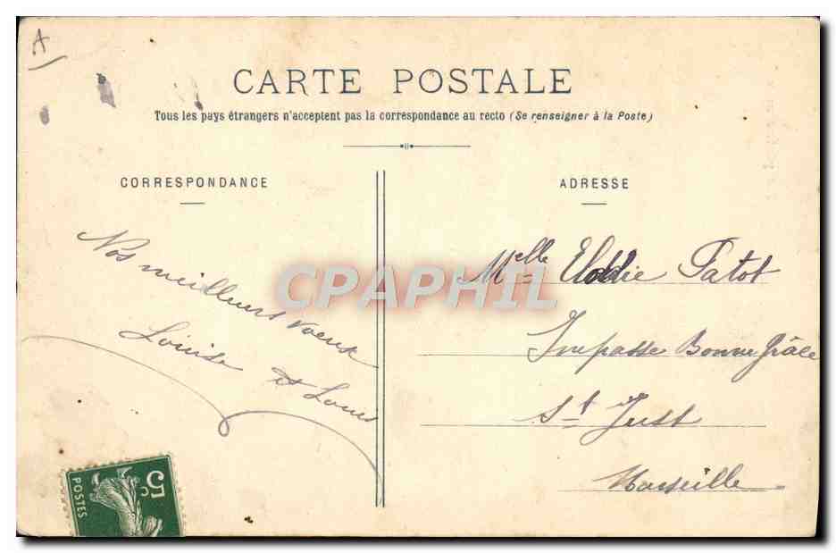 CPA Maillots de bains Femmes En pleine mer  — Verso