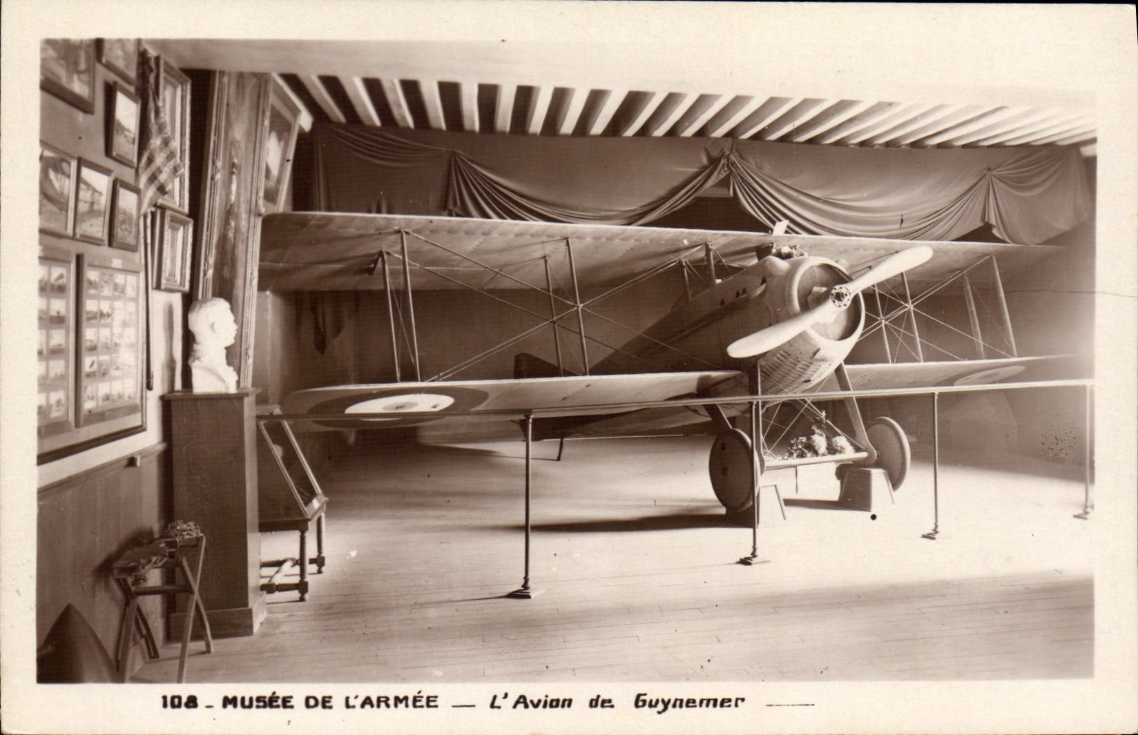 CPA Militaria Paris Musee de l'armee Avion de Guynemer