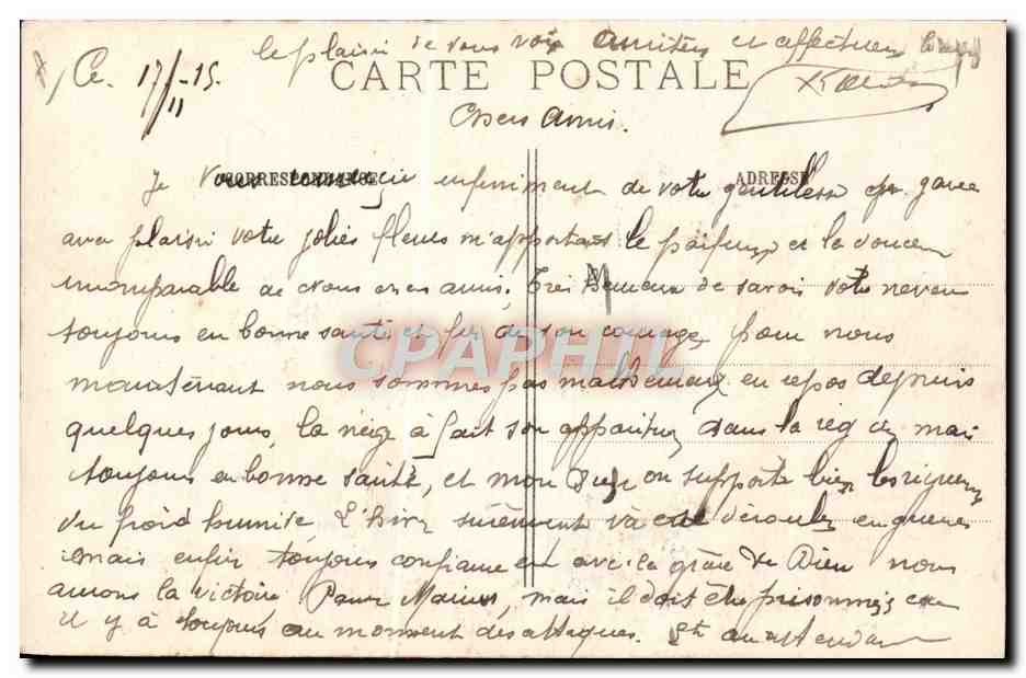 CPA Militaria Avion Aviation Les rois de l'air Pegoud  — Rückseite