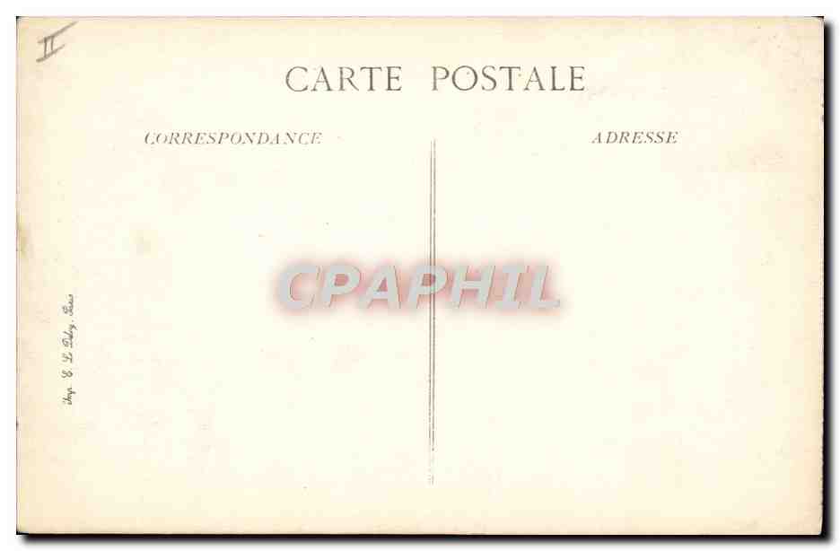 CPA Militaria Artillerie anglaise mettant en position un de leurs gros canons — Rückseite