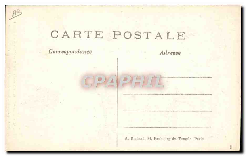CPA Militaria Canon allemand automobile destine au tir contre dirigeables et aeroplanes — Rückseite
