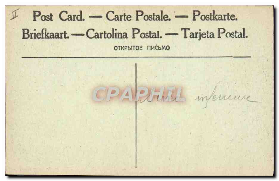 CPA Militaria Guiscard Voiture de ferme detruite  — Rückseite