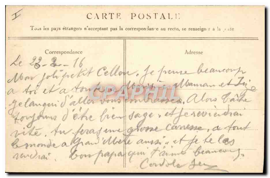 CPA Militaria Episode d'un duel d'artillerie Aspect d'un caisson qui a encaisse — Rückseite