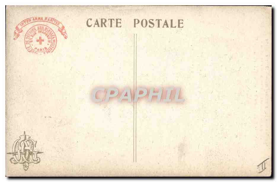 CPA Militaria Paris Musee de l'armee Obus de 420 tombe aux environs de Verdun — Rückseite