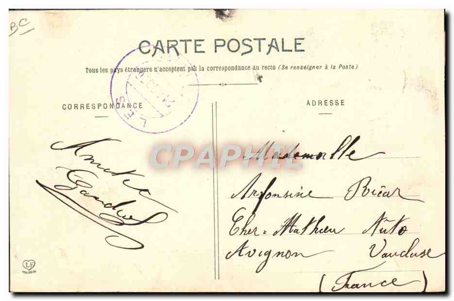 CPA Folklore Luchon Femme des Pyrenees espagnoles — Verso