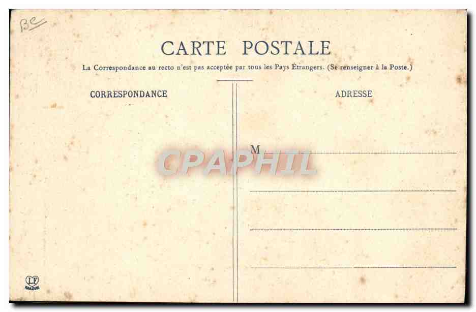CPA Folklore Pyrenees Ariegeoises Liadoure Type de Massat — Verso