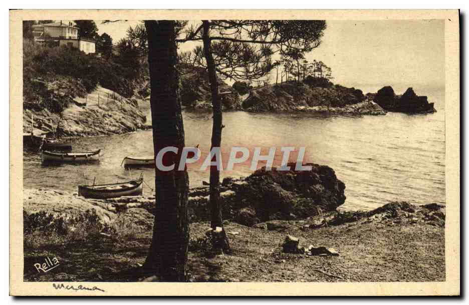 CPA La Corniche D'Or Miramar d'Esterel Plage de la Figueirette