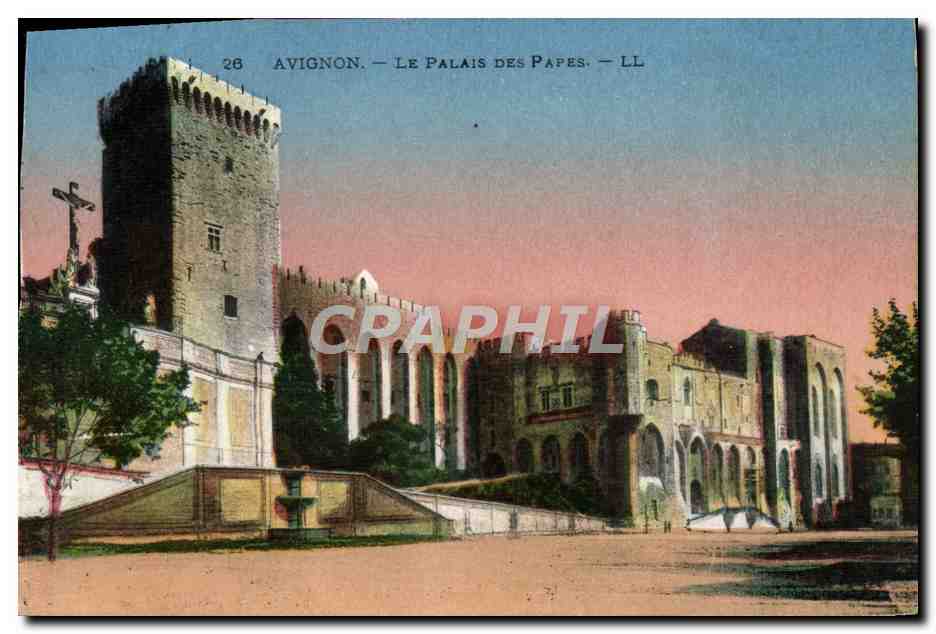 CPA Avignon Le Palais Des Pages