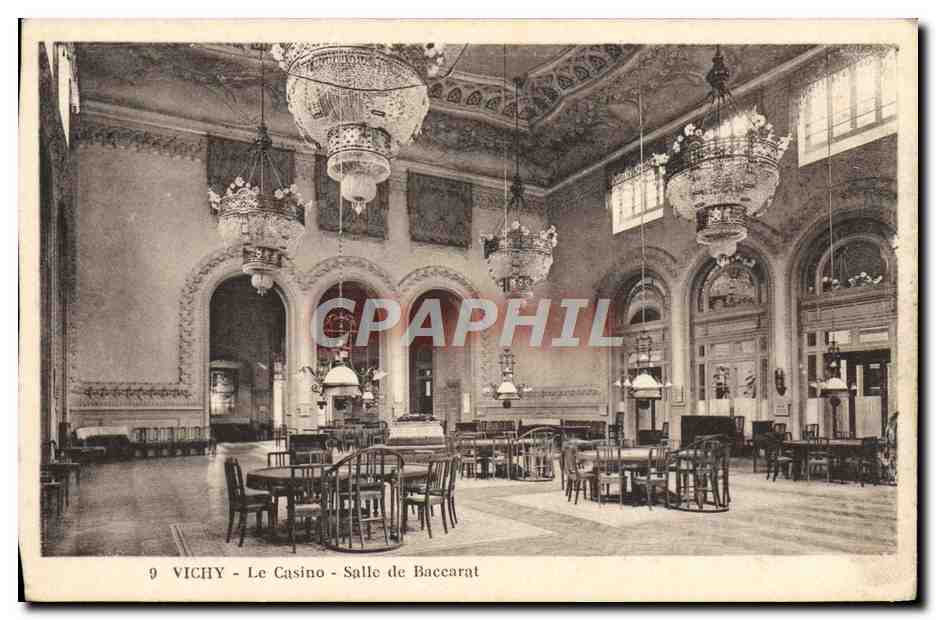 CPA Vichy Le Casino Salle de Baccarat
