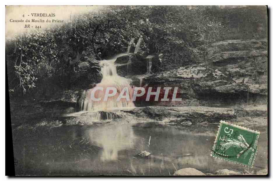 CPA Verdelais Cascade du Moulin du Prieur