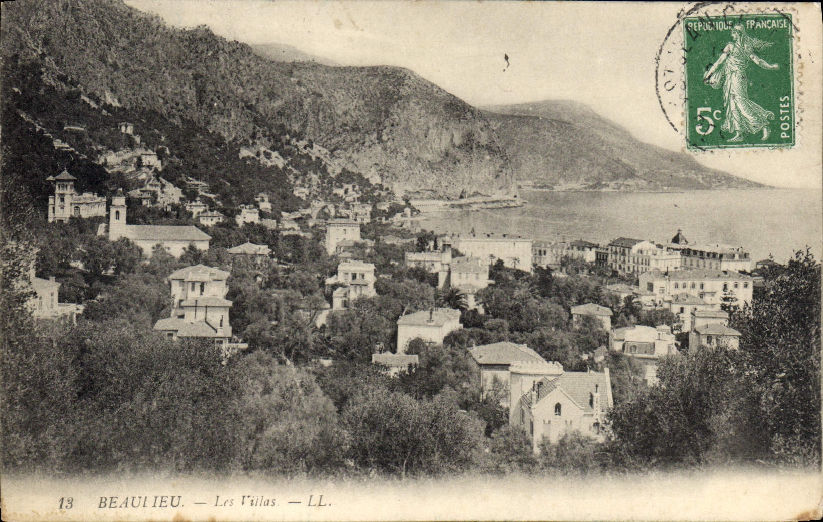 CPA Beauileu Les Villas