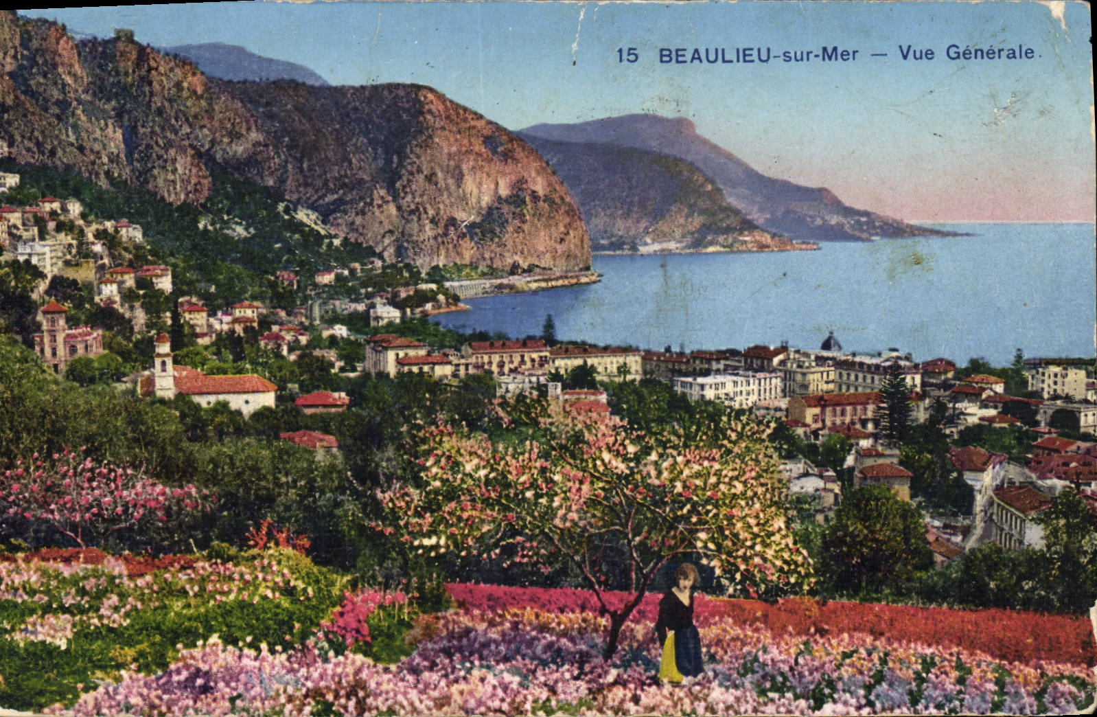 CPA Beaulieu Vue sur Mer Vue Generale
