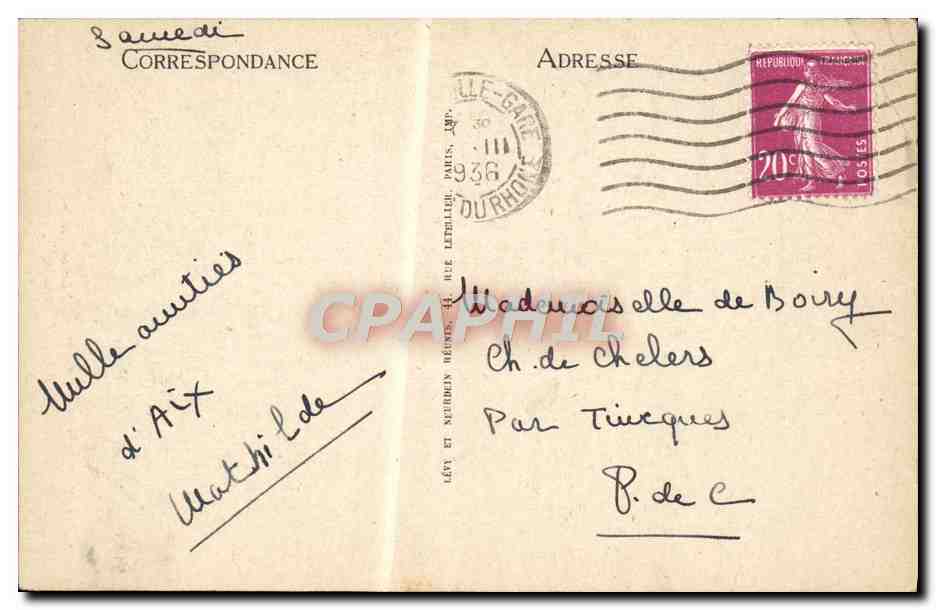 Aix-en-Provence — Alte Pforte — Hôtel de Simiane de la Cépède, 1, Chastelstraße — LL — Rückseite