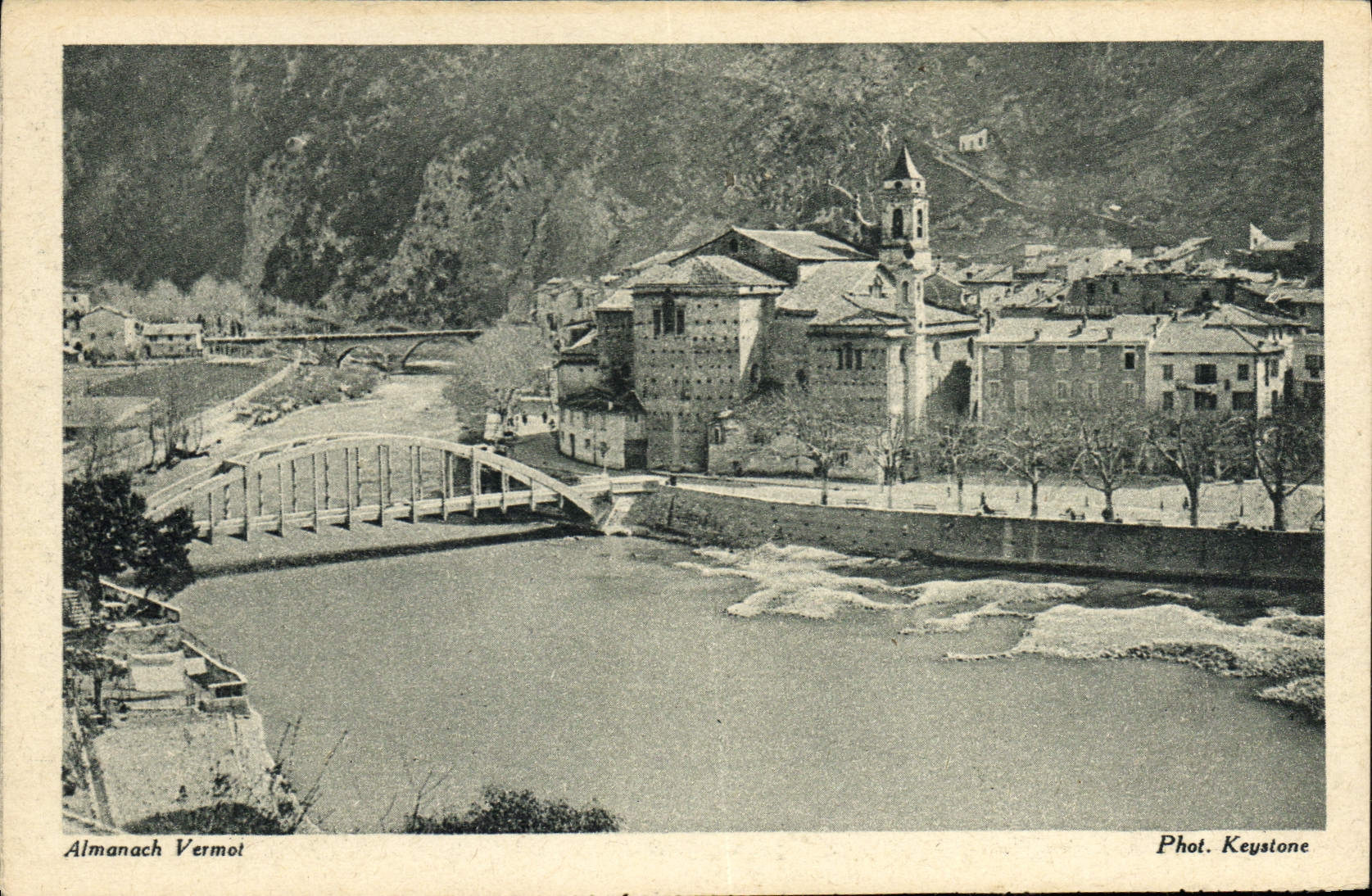 CPA Breil Gare a la frontiere Franci italienne