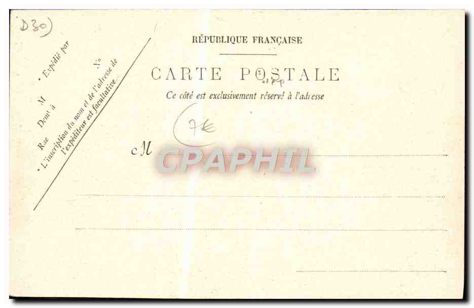 CPA Villeneuve Les Avignon Fort Saint Andre — Verso