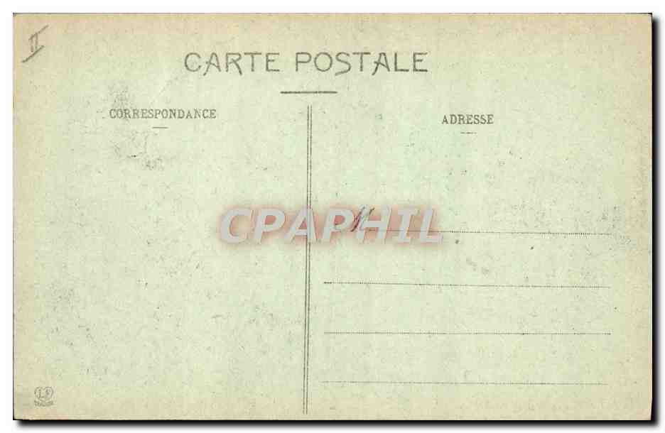 CPA Luz L'Eglise Des Templiers Dans son Etat Primitif — Verso
