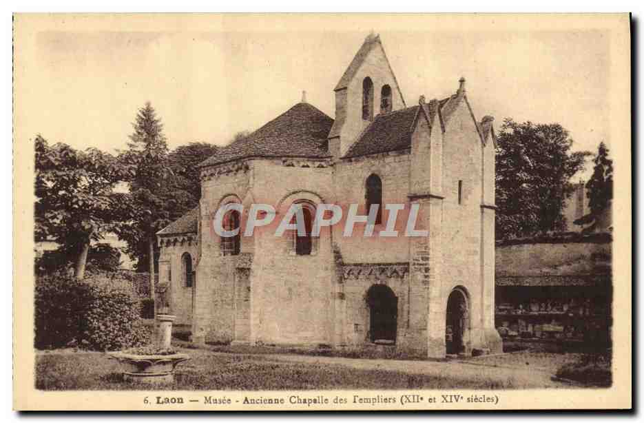 CPA Laon Musee Ancienne Chapelle des Templiers