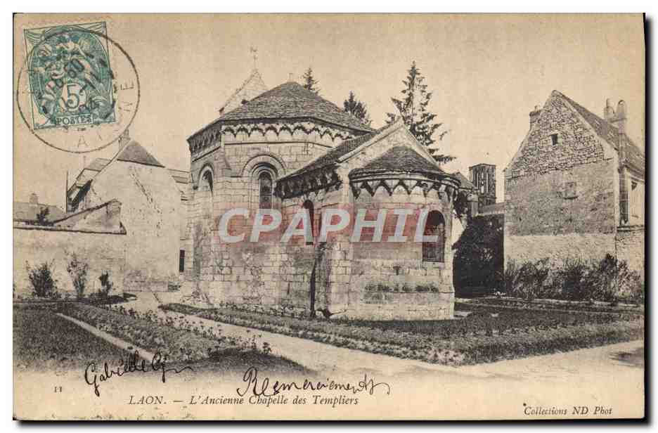 CPA Laon L'Ancienne Chapelle des Templiers