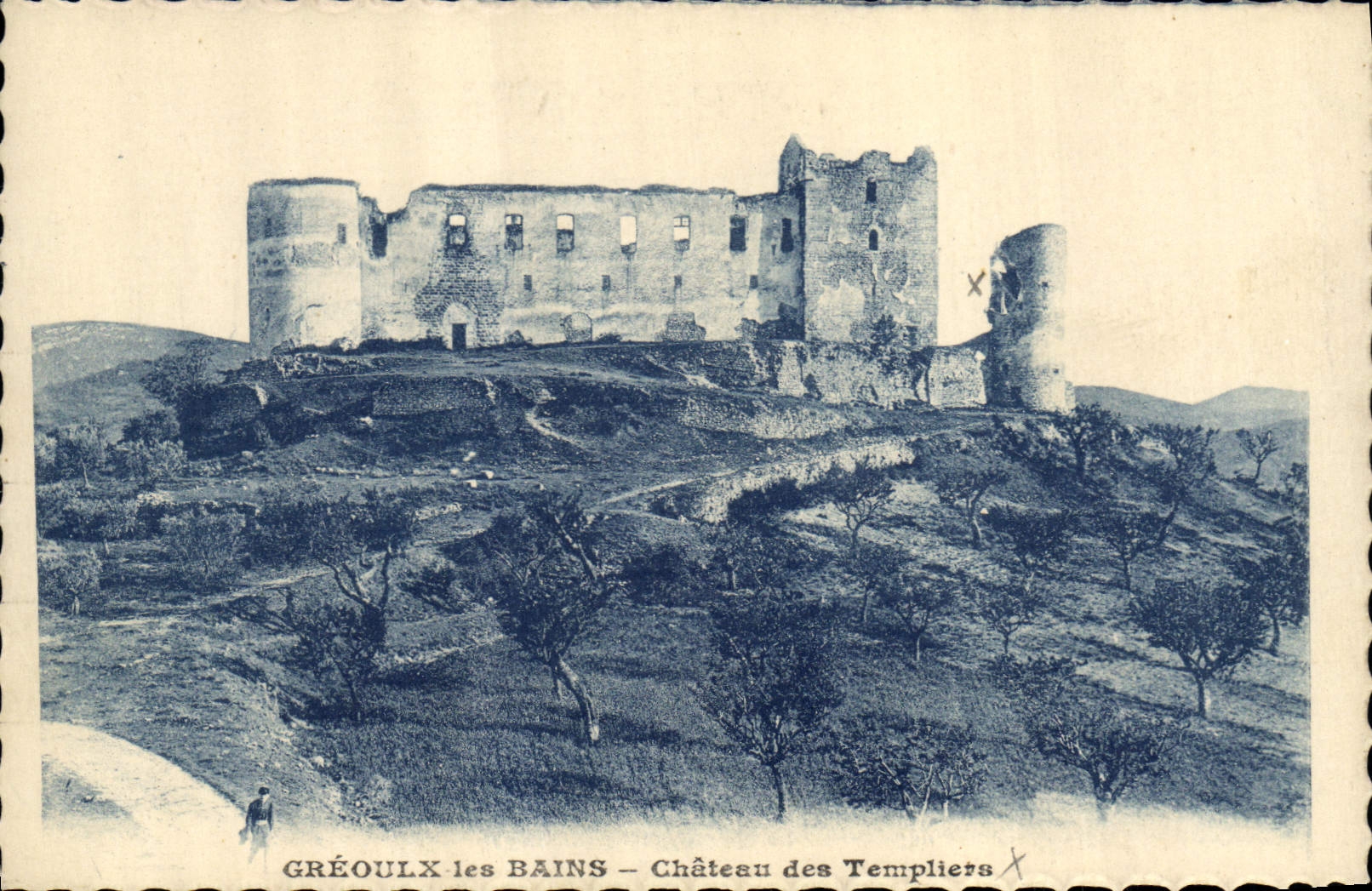 CPA Greoulx les Bains Chateau des Templiers