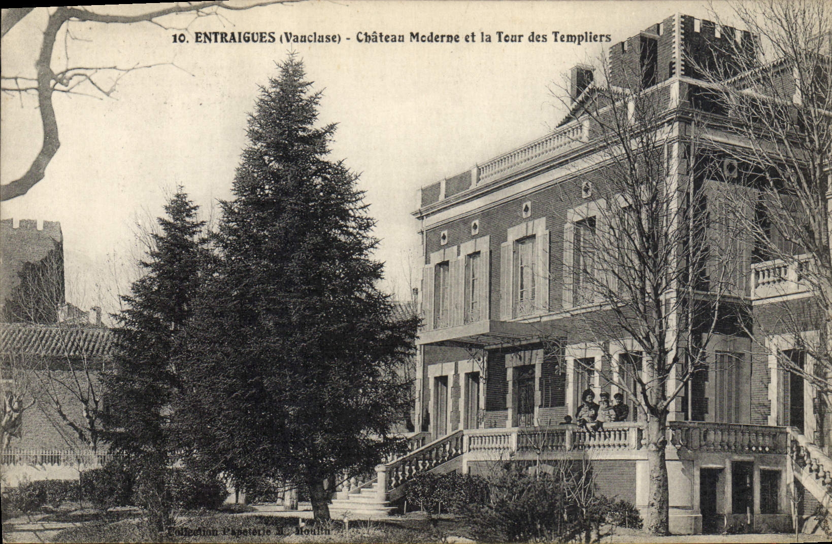 Entraigues (Vaucluse) - Château Moderne et la Tour des Templiers — Collection Papeterie M. Houllin, n°10